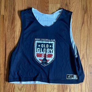 Vintage reversible old glory dc rugby hersey by champro size L/XL